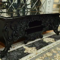 میز تی وی مشکی براق