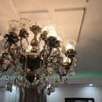 لوستر برنزی|لوستر و چراغ آویز|پردیس, فاز ۸|دیوار