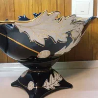 ظروف پذیرایی ودکوری سرمه ای گلبرجسته