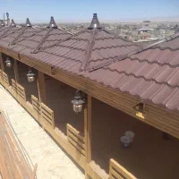 اجرای سقف شیبدار سبک سوله آلاچیق شیروانی سایبان