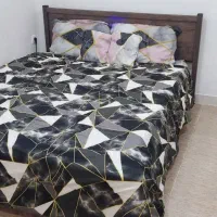 تختخواب دو نفره همراه تشک دو نفره