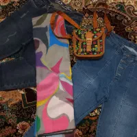 شلوار اسکینی لی نونو باروری و کیف رایگان|لباس|گرگان, |دیوار