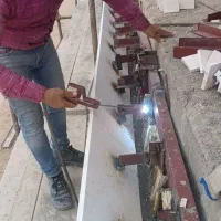 جوشکاری نمای ساختمان شاسی کشی نما راویز نصب فلاشین|خدمات پیشه و مهارت|یزد, |دیوار