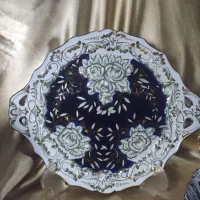 سرویس چینی آنتیک سورمه‌ای|کلکسیون اشیاء عتیقه|ارومیه, |دیوار