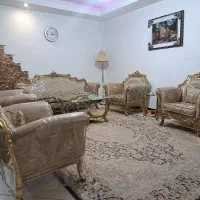 مبل کلاسیک نو نو در حد جهیزیه ۷ نفره با جلو مبلی