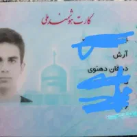 کیف پول با کارت ملی به اسم آرش دهقان دهنوی