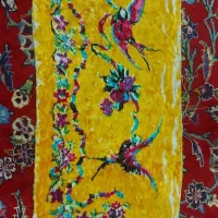 پارچه قدیمی ابریشم طبیعی