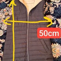 پافر دو روی مشکی کرمی نو