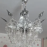 دوعددلوستربرنجی نقره ای۸و۶شاخه
