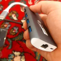 مبدل تایپ سی به یو اس بی و اچ دی ام آی و...|قطعات و لوازم جانبی رایانه|پاکدشت, پاکدشت (مامازند)|دیوار