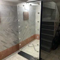 آیینه هالیوودی سفارشی مشکی