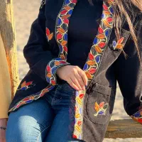 کت مخمل کبریتی|لباس|شاهینشهر, شهرک منازل چوبی|دیوار