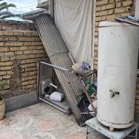 فروش آبگرمکن،درب کرکره ای قدیمی،سینک