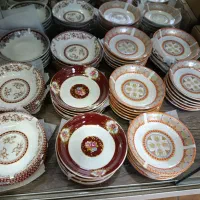 زیر استکان (نعلبکی) چینی اصلی و درجه ۱