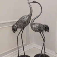 تندیس قوهای زیبا (طوسی رنگ)