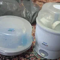 استریل شیشه شیرواب چکان وبرس وتعدادی شیشه شیر