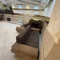 مبل ۷ نفره با دو عدد فرش ۱۲ متری