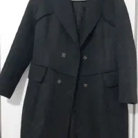 پالتو پشمی ۴۲۴۴وپالتو مشکی|لباس|خرمآباد, |دیوار