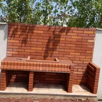 اجرای باربیکیو. ‌‌شومینه آب نما .اجرای اجرنما کاری