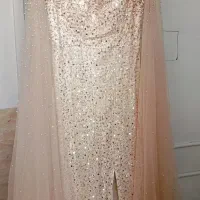 لباس بسیار مجلل و فاخر سنگ و مروارید دوزی
