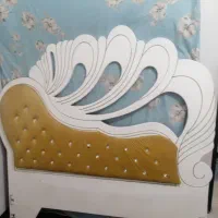 تخت دونفره همراه با تشک طبی فنری