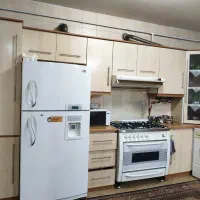 کابینت دست دوم با هود و سینک و شیر