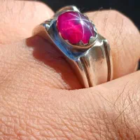 انگشتر یاقوت استار دستساز|جواهرات|تبریز, |دیوار