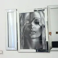 تابلو آیینه ای سه تیکه کاملا نو|تابلو، نقاشی، عکس|سبزوار, قصبه شرقی|دیوار