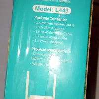 مودم l443 نو و پلمپ با اینترنت ویژه