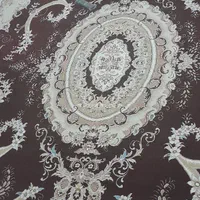 قالی ابریشم گل برجسته