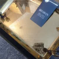 سینی برنزی سنگین|ظروف سرو و پذیرایی|تبریز, |دیوار