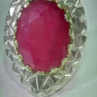 رکاب دسسازآیینه کاری قلمکاری یاقوت برمه ۴۱گرم