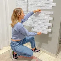 روکش دیوار حمام کابینت کاغذ دیواری(خ فردوسی