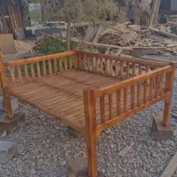 ساخت تخت خواب و تخت های حیاطی