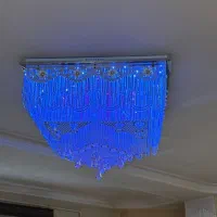 لوستر کریستالی کنترل دار پذیرایی|لوستر و چراغ آویز|رشت, فلسطین|دیوار