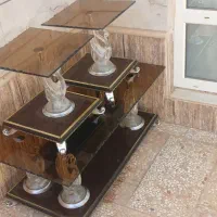 میز جلو مبلی همراه بالا دو عسلی