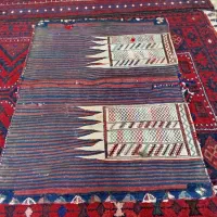 خورجین / جل / زین قدیمی|فرش|لردگان, |دیوار