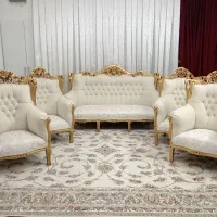 مبلمان سلطنتی9نفره نومناسب جهیزیه|مبلمان خانگی و میز عسلی|مشهد, ثامن|دیوار