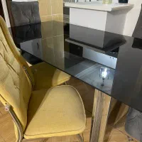 میز ناهارخوری ۶ نفره استیل