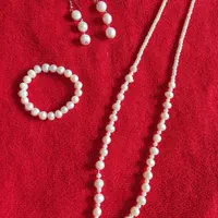 انگشتر دستبند گردنبند گوشواره پابند استیل مروارید