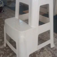 چهارپایه پلاستیکی مدل دو پله بلند