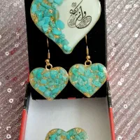 ست رزینی سنگ فیروزه
