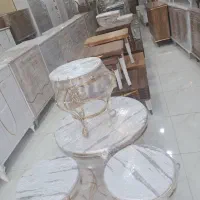 جلومبلی و عسلی فلزی وکیوم شیک با گارانتی|مبلمان خانگی و میز عسلی|ملایر, |دیوار