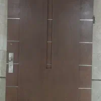 درب چوبی ورودی/ سالم و نو