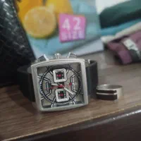 ساعت موناکو سه موتور فعال کرنوگراف دار