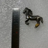 اسب نقره باتاندون بندطلا۲۴عیار