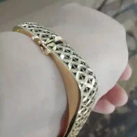 دست بند طلا سیاه قلم سایز2