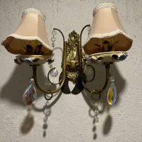 دیوارکوب برنز -چینی ایتالیایی