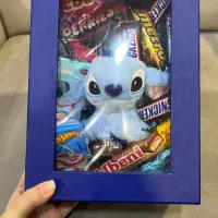 باکس هدیه طلقی استیج آبی مینی