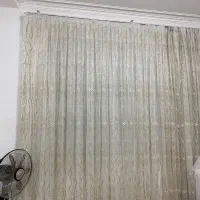 پرده مدل طلاکوب ۲ عدد